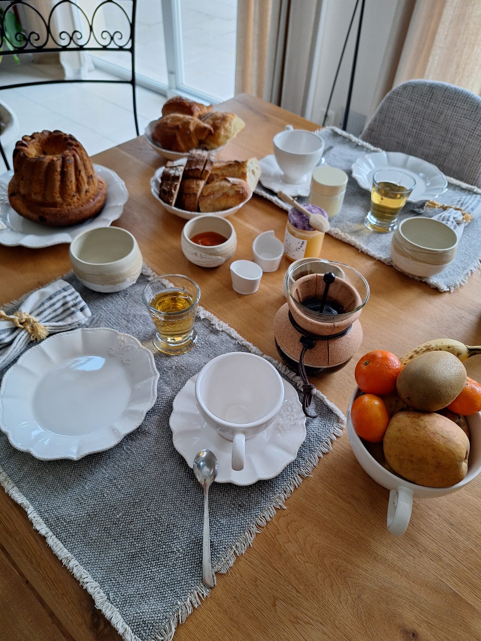 Petit-déjeuner Roulotte & Respire © Véronique Jacquet